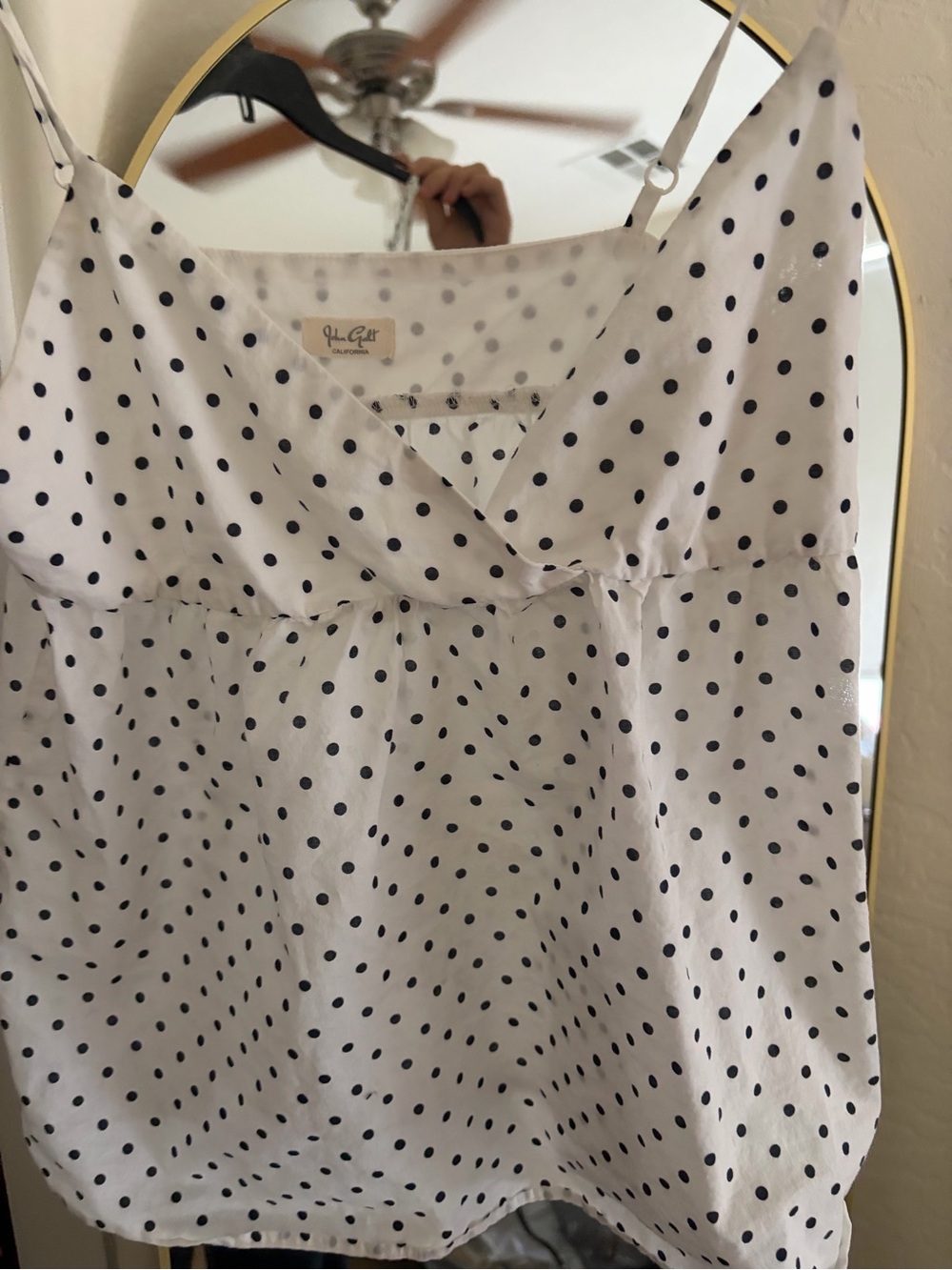Brandy Melville poka dot tank